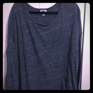 Blue 3/4 sleeve Top
